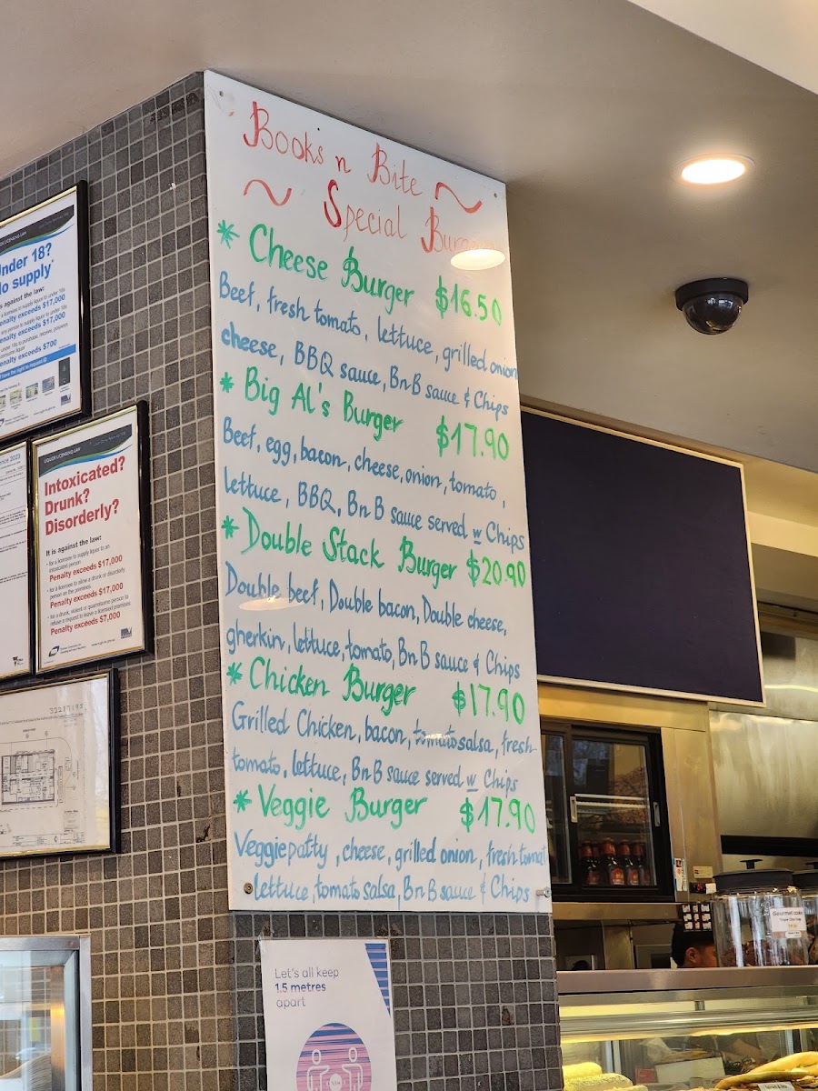 Menu Books N Bites Cafe-6